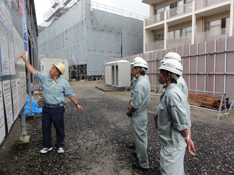 高松工芸高校建築科のインターンシップ (2014年)