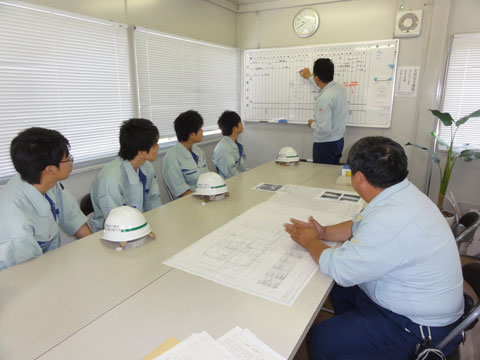 高松工芸高校建築科のインターンシップ (2014年)