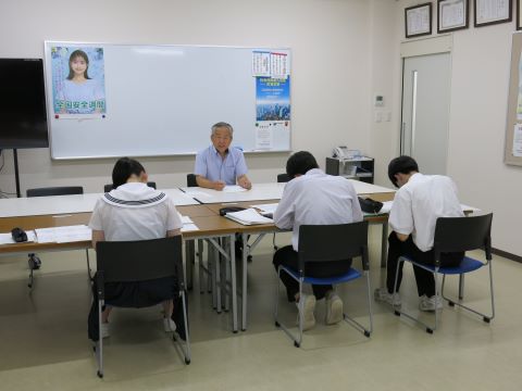 高松工芸高校建築科インターンシップ（2024）